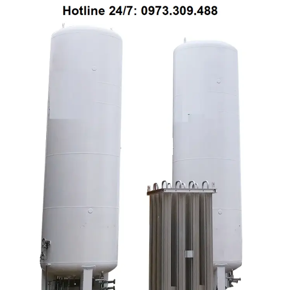 Bồn 15m3(1.6Mpa) chứa Nito lỏng, Kiểu đứng