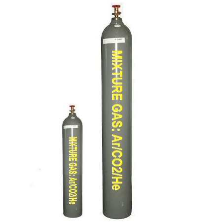 Khí hỗn hợp Ar:7.5%, CO2:2.5%, balance He