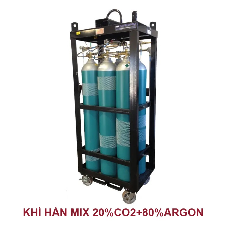 Khí hàn mix 80%Ar+20%CO2 pallet 6x40L150bar