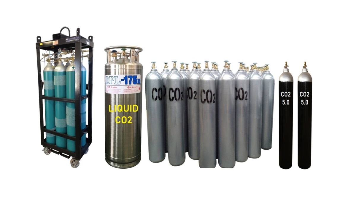 Tổng hợp sản phẩm khí CO2 công nghiệp